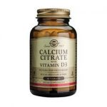 SOLGAR Kalcij citrat plus vitamin D, 60tbl