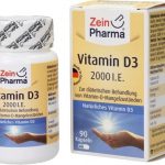 Vitamin D3, 2000 I.E., 90 cps