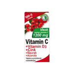 JUTAVIT Vitamin C 1200mg + Vitamin D3 + Cink + Šipurak + Acerola tbl a105