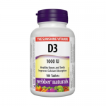 Webber Naturals Vitamin D3 1000 IU a100 tableta