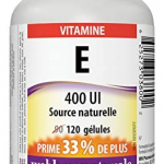 Webber Naturals Vitamin E 400IU a120 tableta