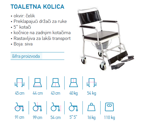 TOALETNA KOLICA
