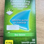 Nicorette mint žvakaće gume 30x4mg
