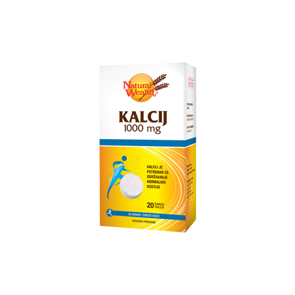 N.W. KALCIJ 1000 MG EFF A 20